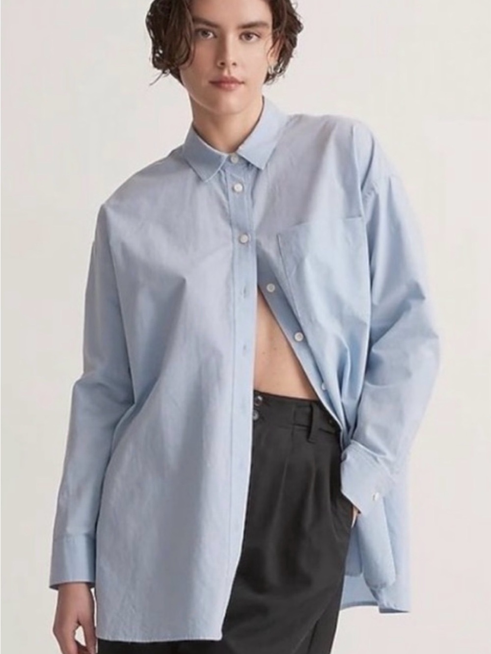 Madewell Oversized Poplin Button-Down Shirt